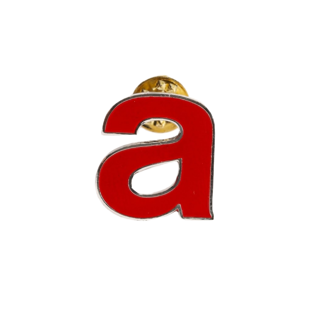 Die Cut Etched Brass Enamel Lapel pin