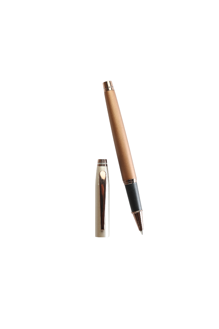 Model No - 025 An ultra-premium blend Of White & Gold Dual Combination Pen
