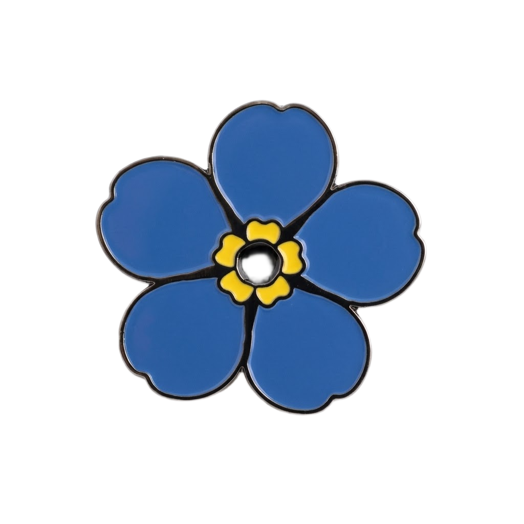 Die Cut Etched Brass Enamel Lapel Pin